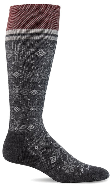 SOCKWELL- WINTERLAND-15-20 mmHg- OTC- CHARCOAL SPARKLE