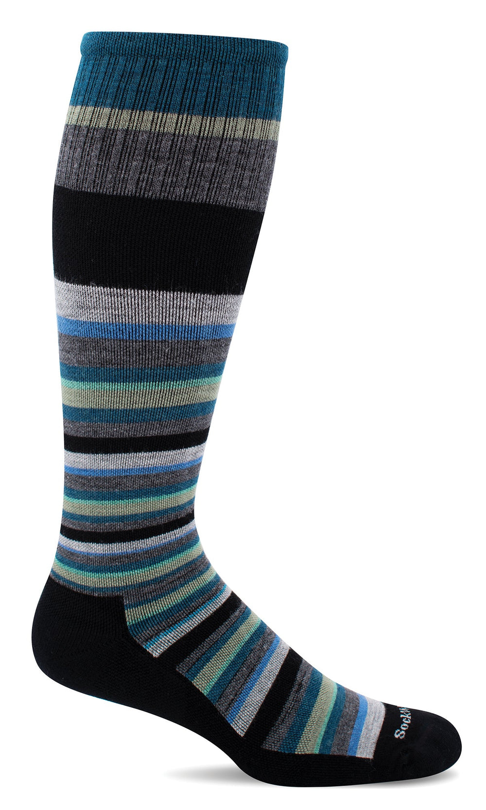 SOCKWELL UP LIFT 20-30 mmHg OTC NOIR
