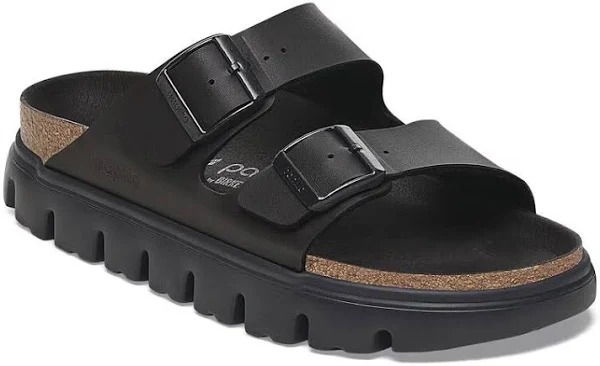 BIRKENSTOCK ARIZONA CHUNKY BIRKO-FLOR NOIR/NOIR