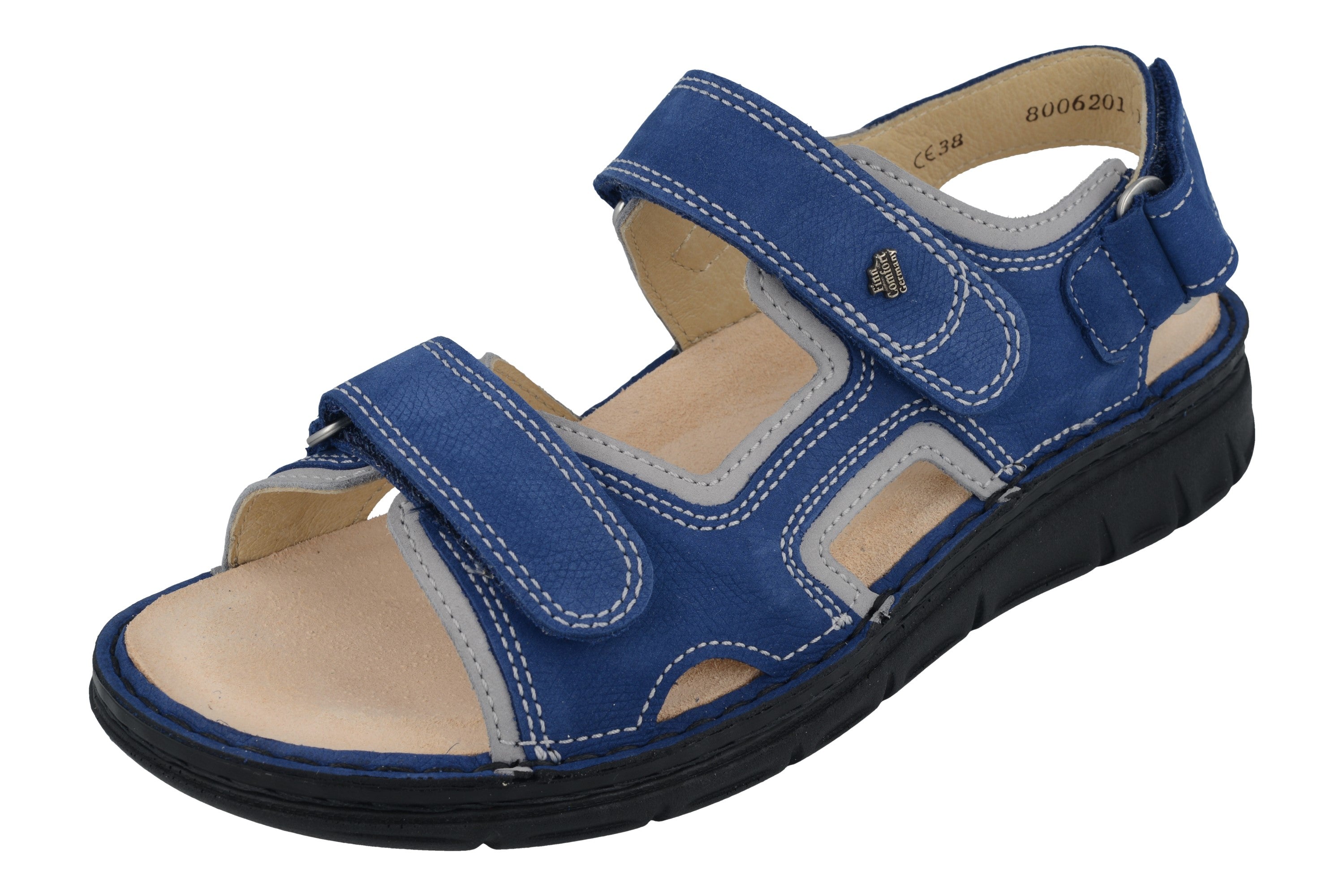 SANDALE FINN COMFORT WANAKA SOFT ATOLL/CIMENT ORIDA/NUBUK