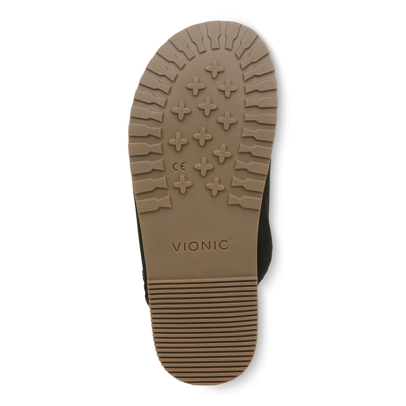 CHAUSSONS VIONIC JOYFUL ARLETTE EN DAIM NOIR