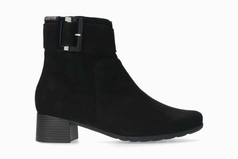 BOTTINES MEPHISTO GIANINA EN CUIR DAIM NOIR