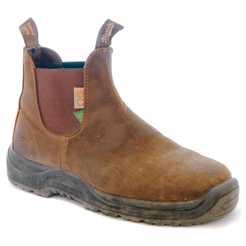 BLUNDSTONE 164 TRAVAIL ET SÉCURITÉ CRAZY HORSE MARRON