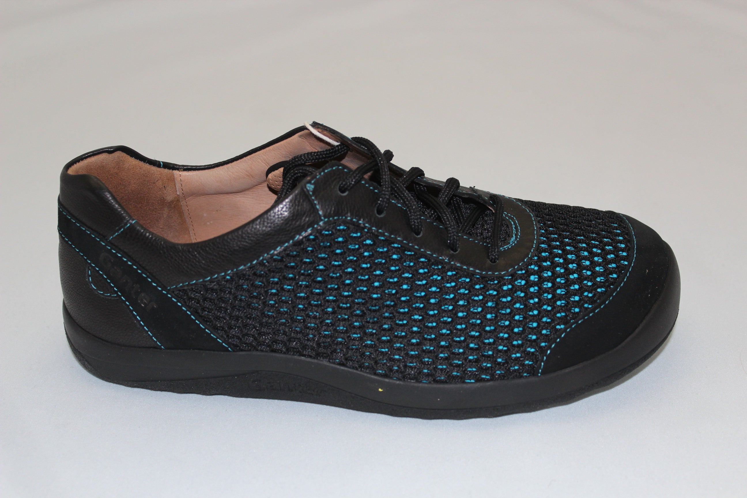 GANTER BAREFOOT TURKIS BLACK MESH LEATHER