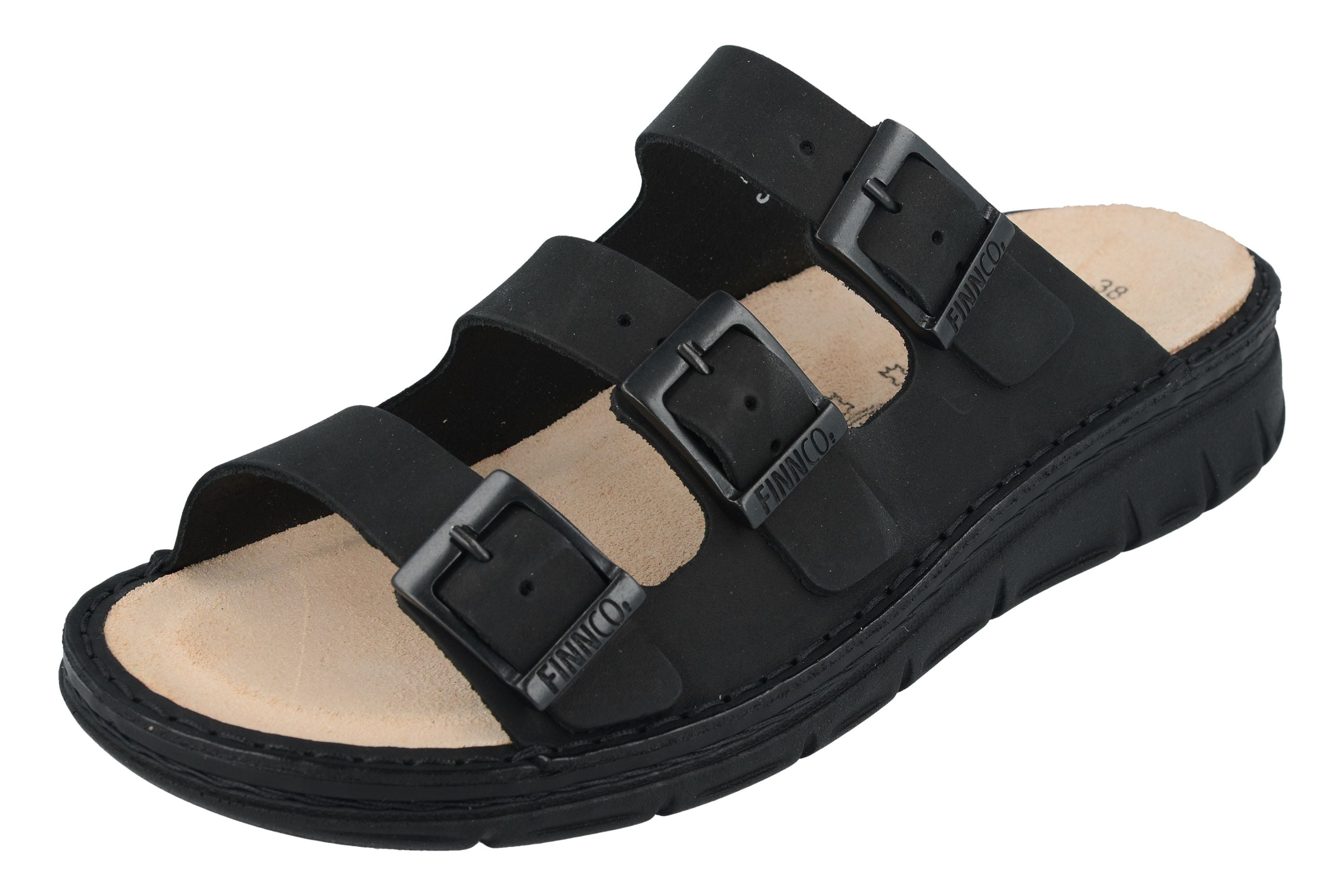 FINN COMFORT BARBADOS SOFT NOIR WESTERN
