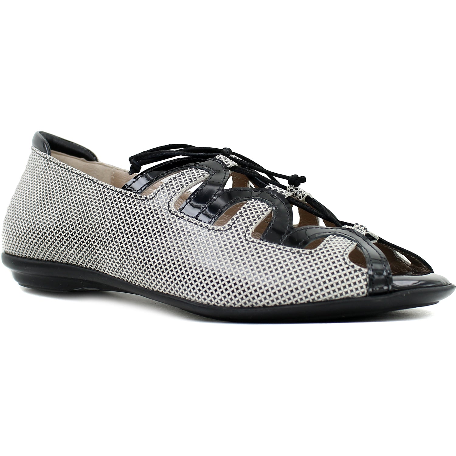 BEAUTIFEEL LEA NUDE/ NOIR IMPRIMÉ PIXEL EN DAIM