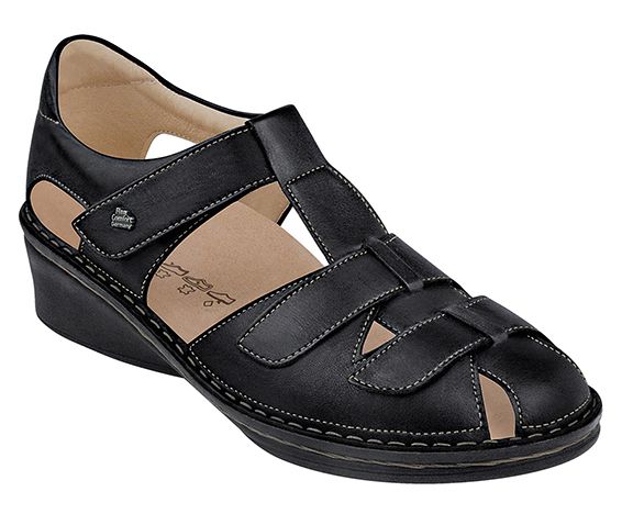 SANDALE FINN COMFORT FUNEN NAPPA NOIR