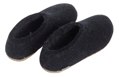CHAUSSURES GLERUPS EN CUIR ANTHRACITE