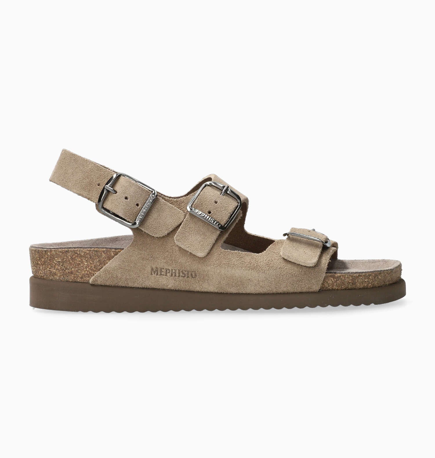 SANDALE MEPHISTO HETTY EN DAIM GRIS CHAUD