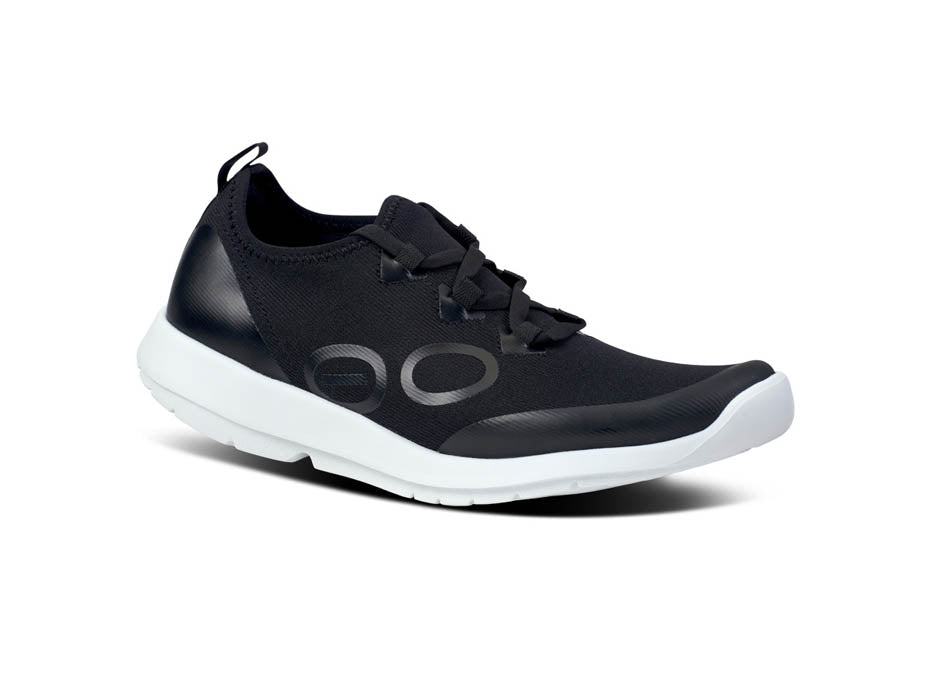OOFOS OOMG SPORT (FEMME) DENTELLE BLANC/NOIR