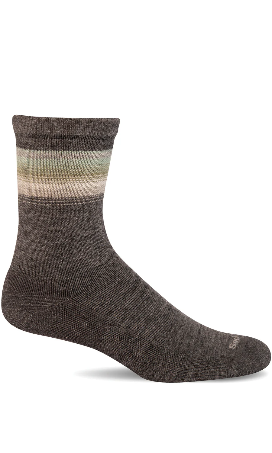 SOCKWELL PLANTAR CUSH CREW CHARCOAL Ws (CHAUSSETTES DE SOULAGEMENT PLANTAIRE)