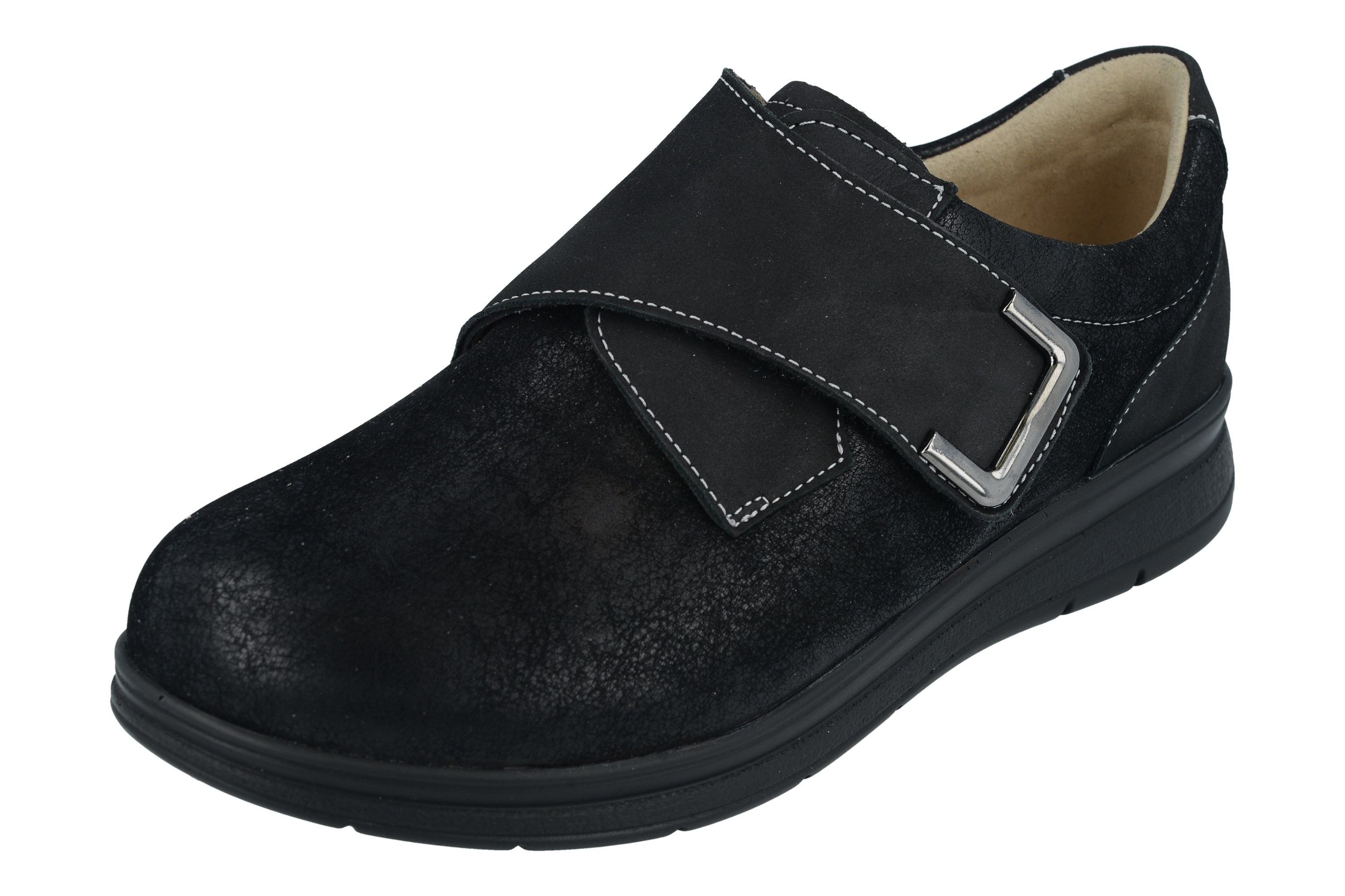 CHAUSSURE FINN COMFORT NEIVA VELCRO NOIRE BALENA STRETCH/ BUGGY