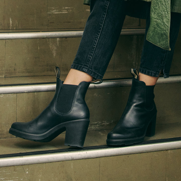 BLUNDSTONE WOMENS SERIES HIGH HEEL  2365  BLACK