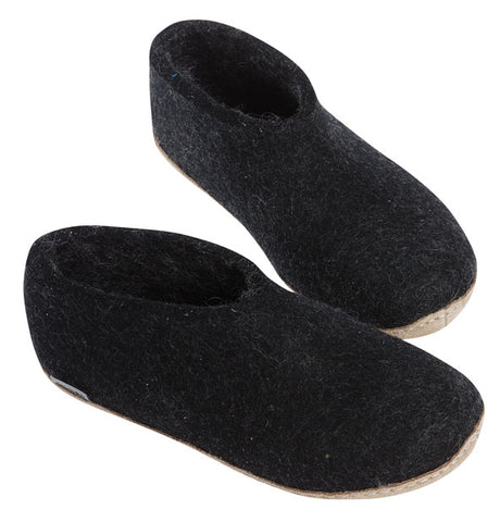 CHAUSSURES GLERUPS EN CUIR ANTHRACITE