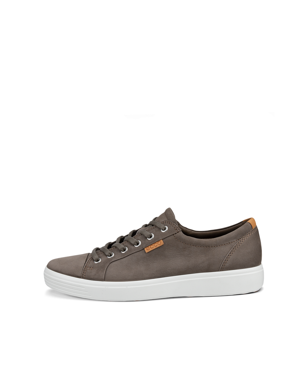 Baskets à lacets ECCO SOFT 7 M en cuir argile foncé/lion
