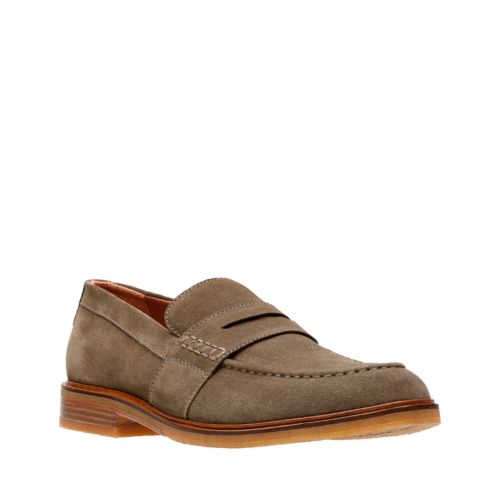 CLARKDALE FLOW OLIVE SUEDE