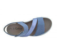 GABOR  3 STRAP SANDAL  BACK STRAP SANDAL 22-862-66 AZUR