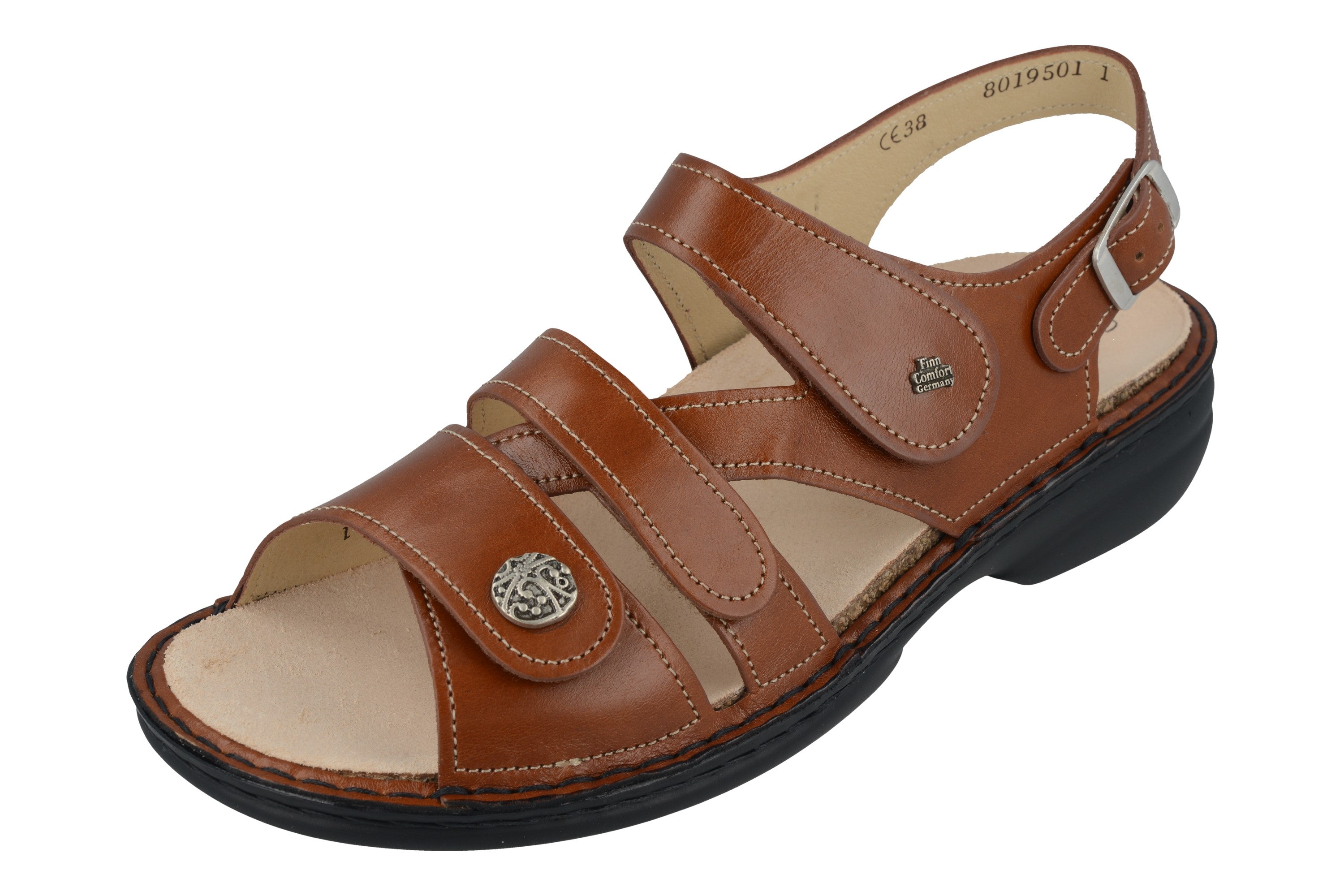 SANDALE FINN COMFORT GOMERA CUIVRE TEXAS