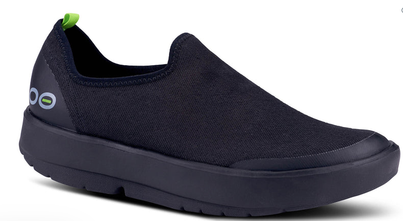 OOFOS OOMG EEZEE (CANVAS) BASSES FEMMES NOIR/NOIR