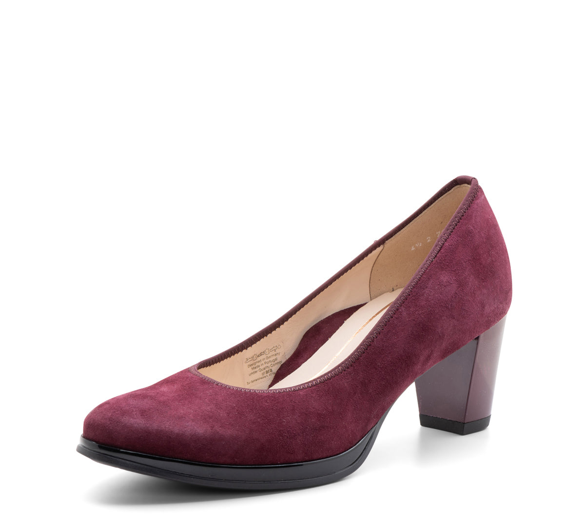 CHAUSSURES ARA OPHELIA BAROLO/CUIR DAIM ROUGE