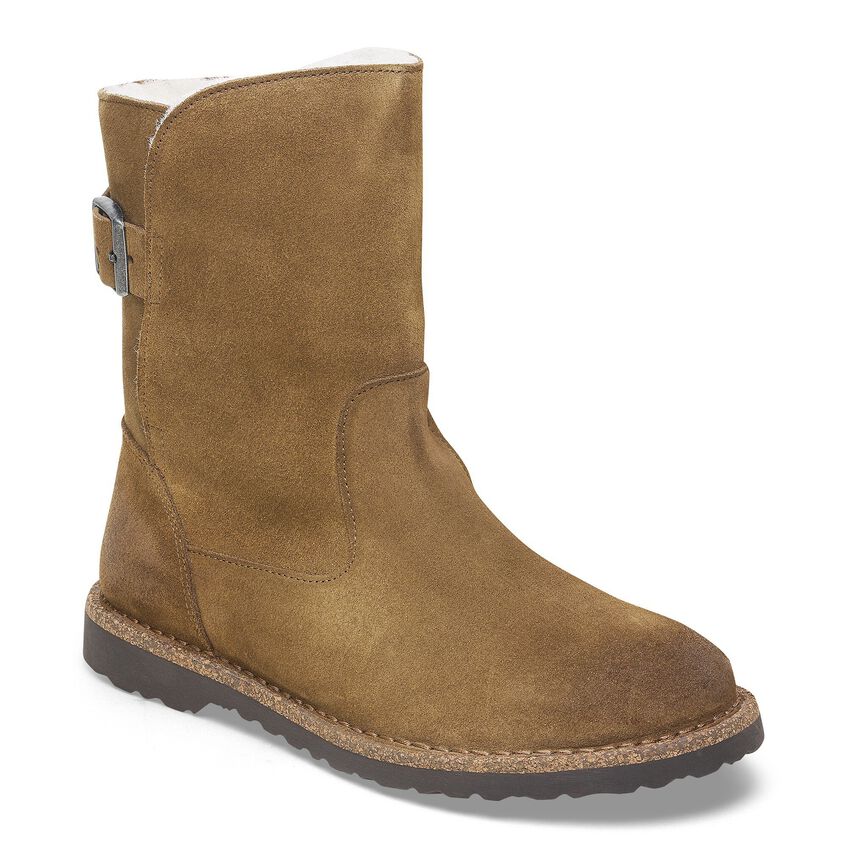 BOTTES BIRKENSTOCK UPPSALA EN PEAU DE PEAU DE PEAU THÉ FONCÉ