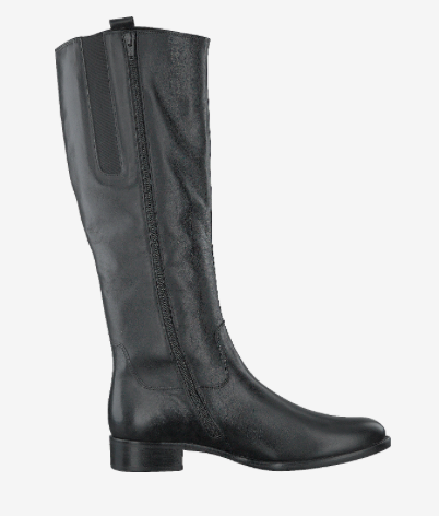 GABOR TALL BOOT WIDE 31-649-27 BLACK
