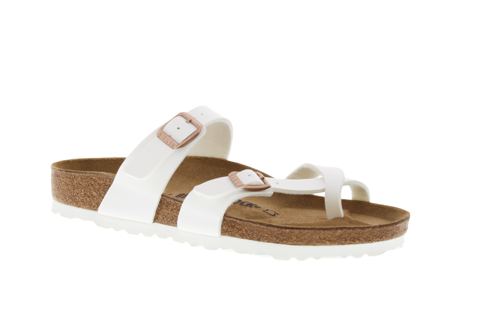 BIRKENSTOCK MAYARI BIRKO FLOR BLANC