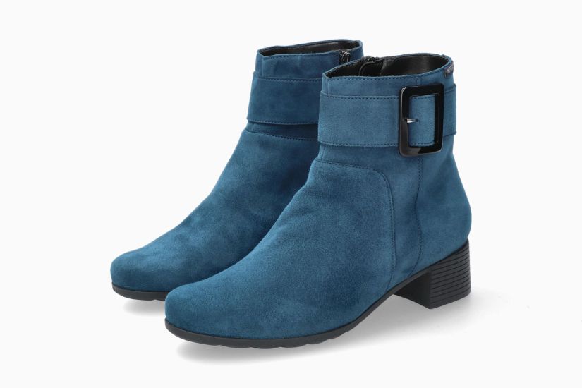 MEPHISTO GIANINA CUIR BLEU PAON