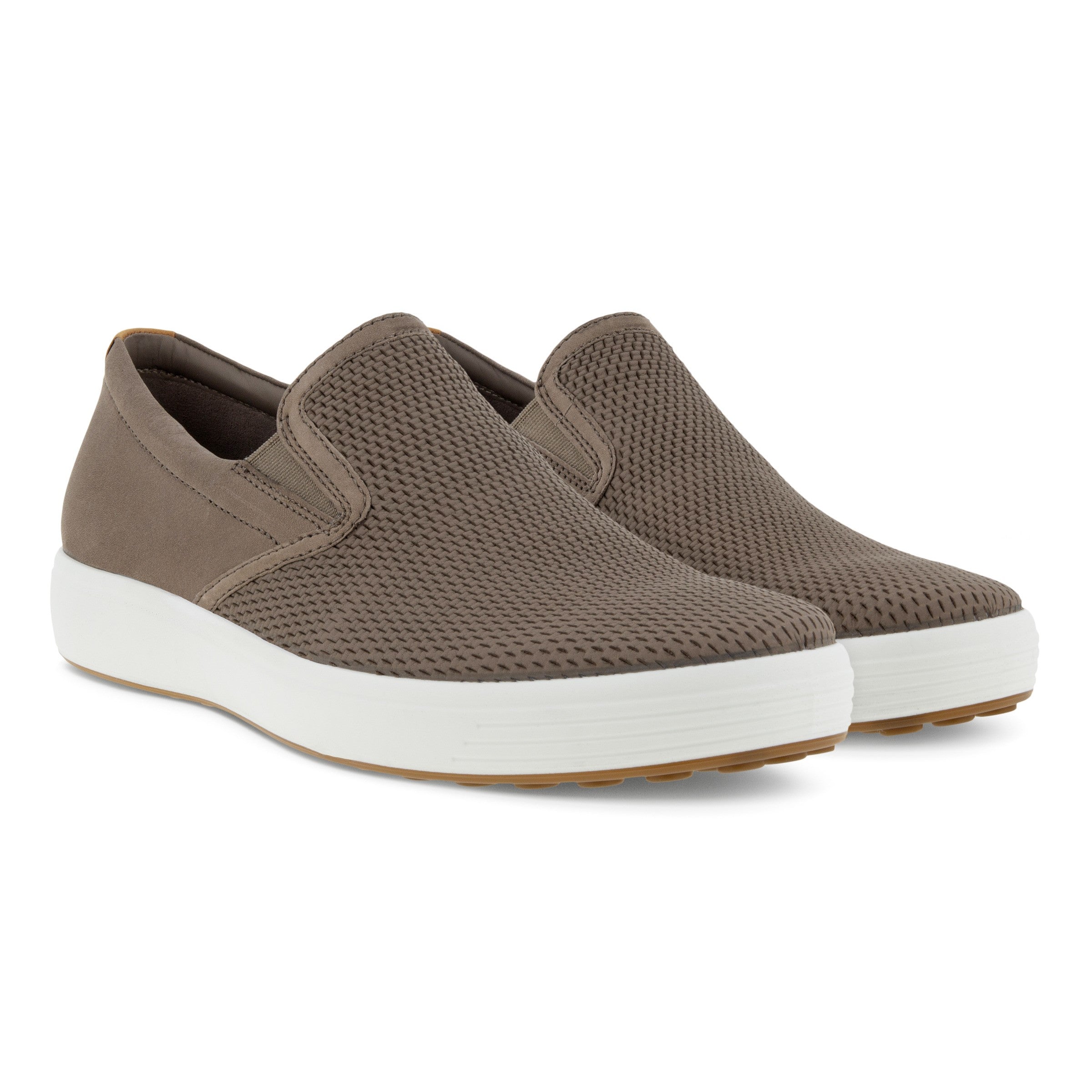 ECCO SOFT 7 Ms SLIP ON TAUPE/TAUPE/LION
