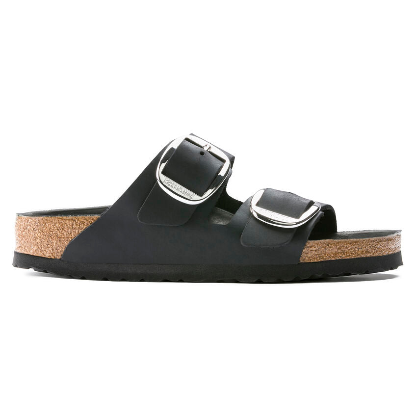 BIRKENSTOCK ARIZONA BIG BUCKLE NOIR HUILÉ