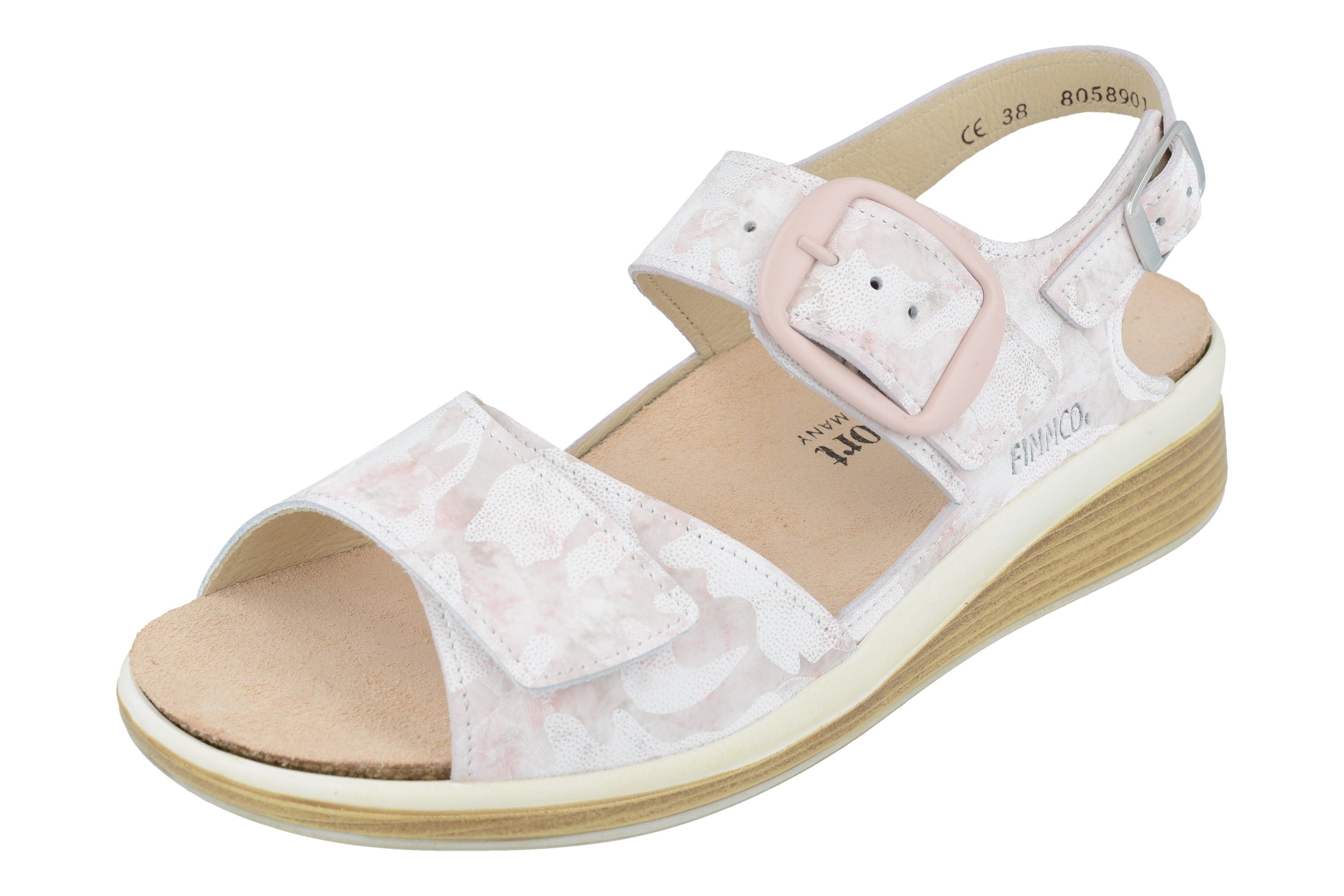 FINN COMFORT SURINAM SANDALE BOUCLE RUJ DIVA