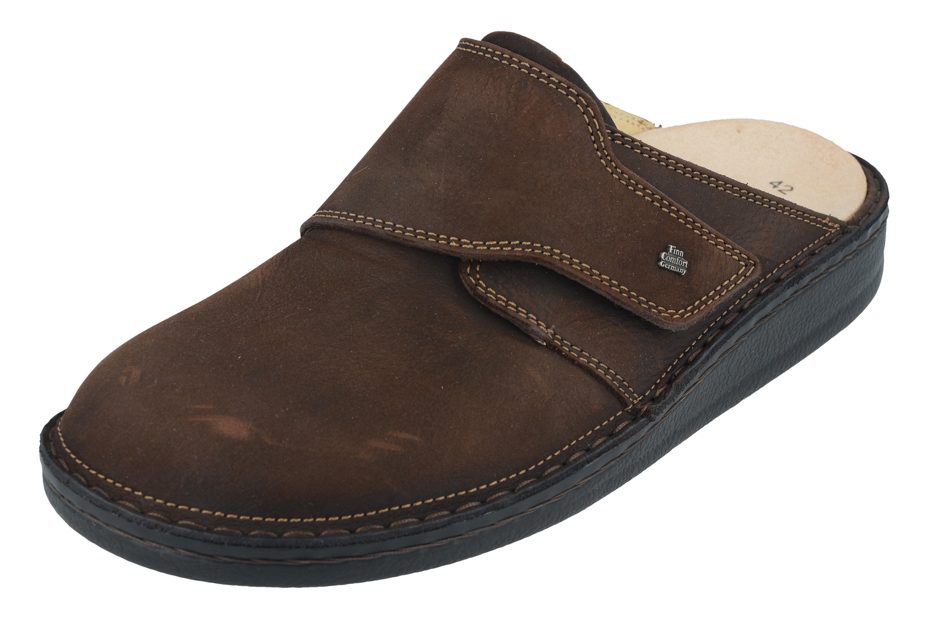 FINN COMFORT AMALFI CLOG COFFEE OILBUK
