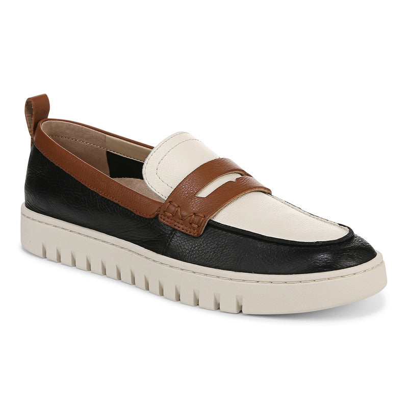 Mocassins VIONIC UPTOWN en cuir noir multi-usages
