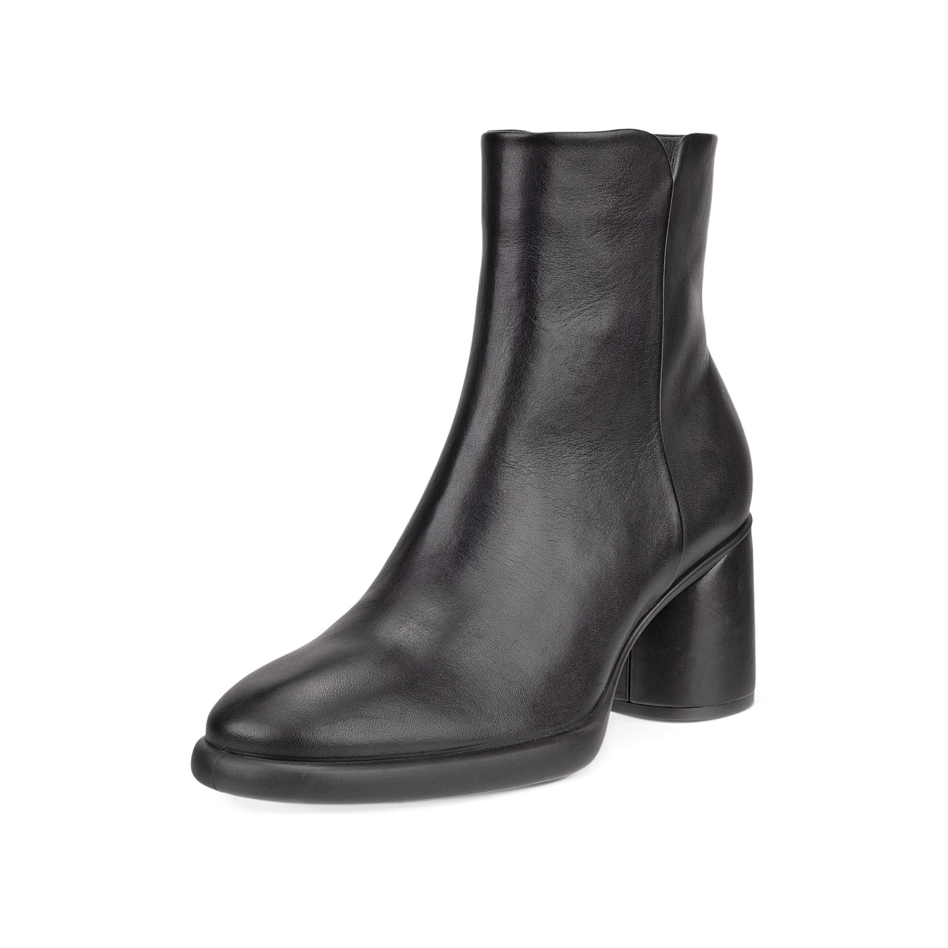 BOTTINES MI-HAUTES ECCO SCULPTED LX 55 NOIRES