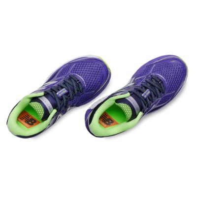 NEW BALANCE FEMME W860BB6 VIOLET ET CITRON VERT
