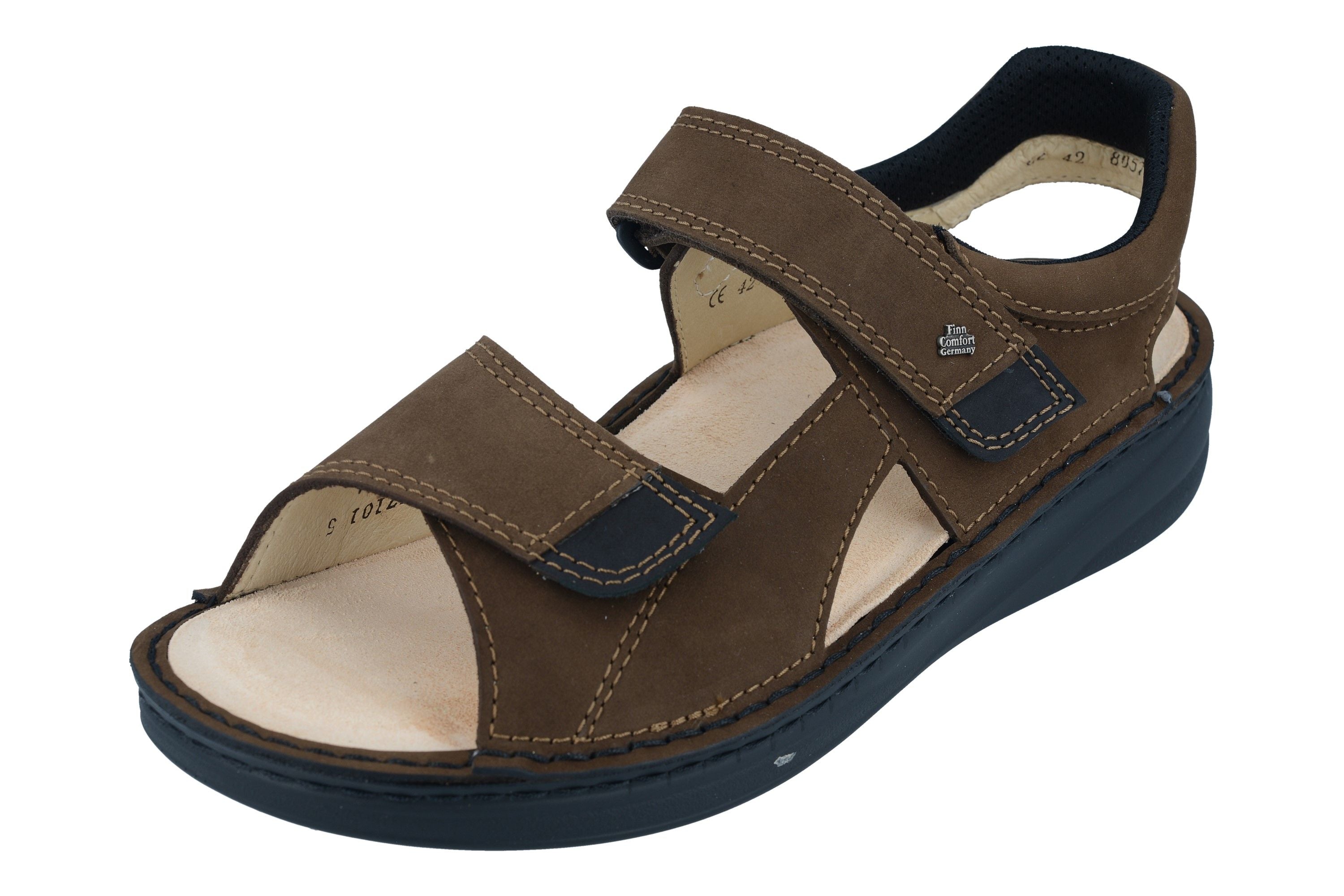 FINN COMFORT SKIATHOS MELLOW SOFT CHÂTAIGNE/BLACK OILBUCK