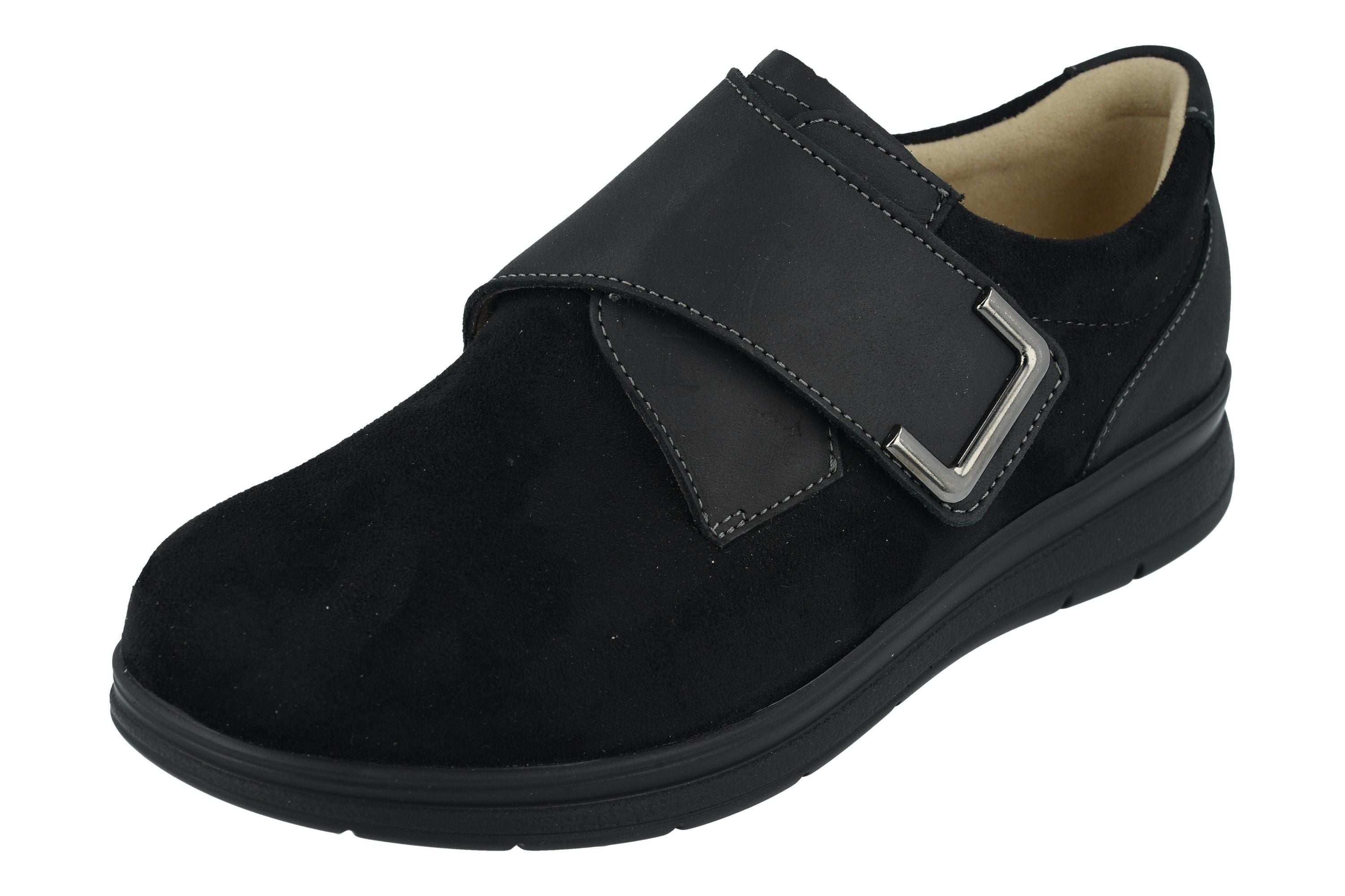CHAUSSURES FINN COMFORT NEIVA VELCRO NOIRES