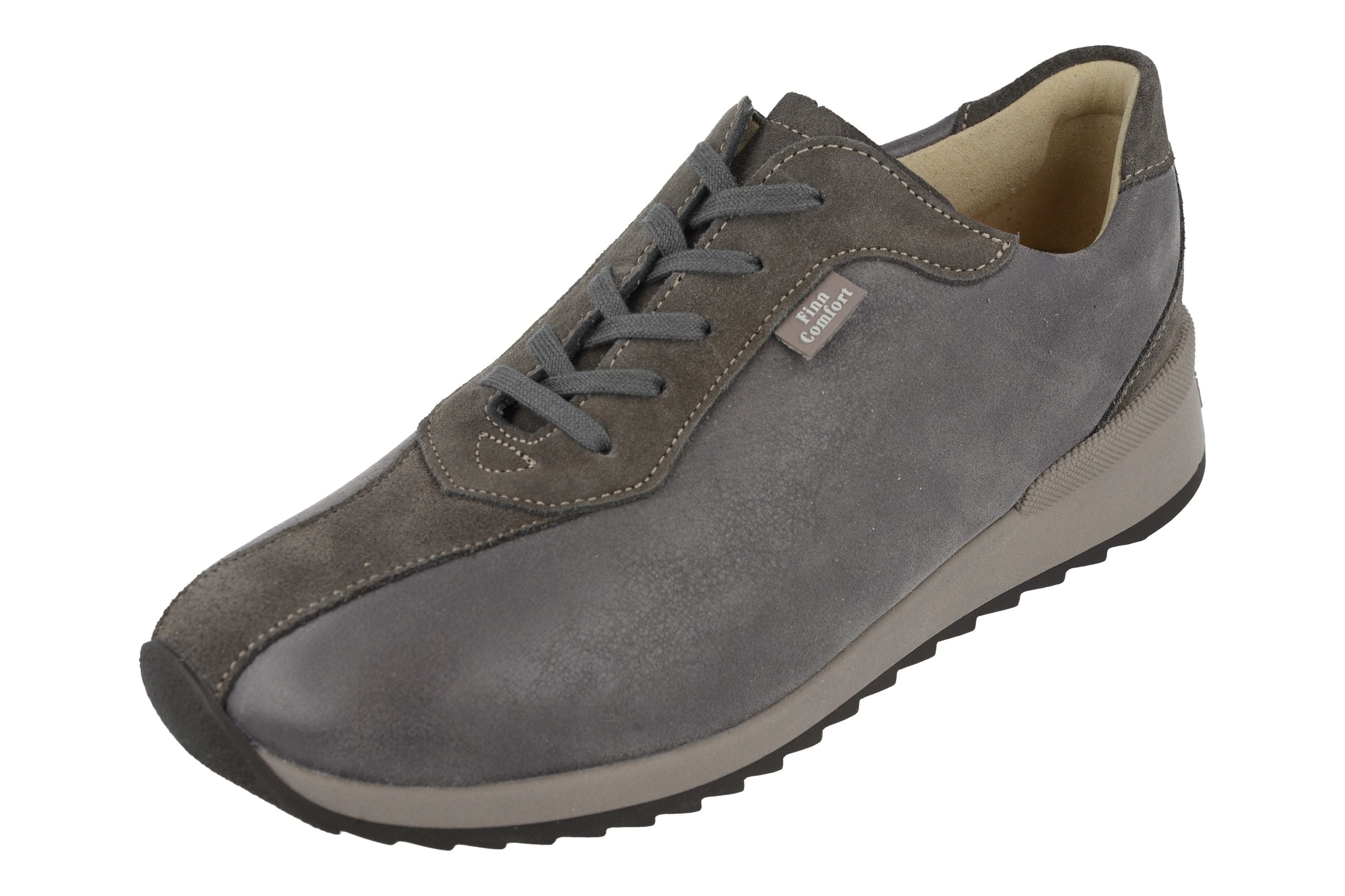 FINN COMFORT MELK DOUX ASPHALTE EN DAIM STRETCH