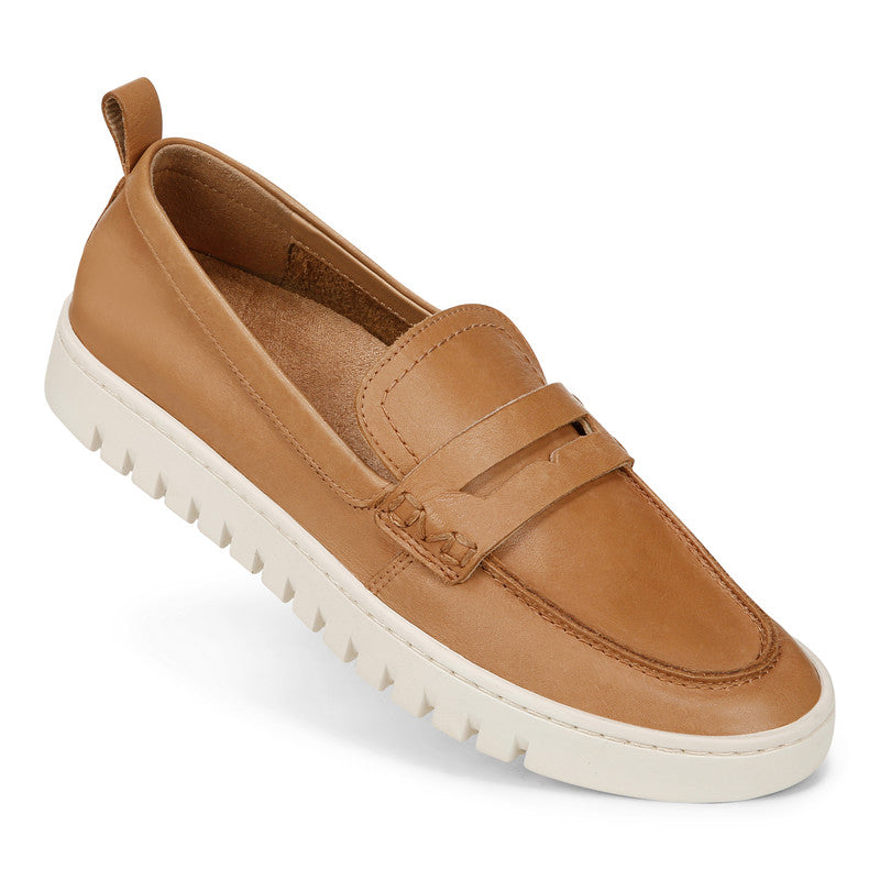 Mocassins VIONIC UPTOWN en cuir camel
