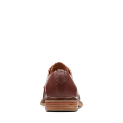 CLARKDALE MOON DARK TAN LEATHER