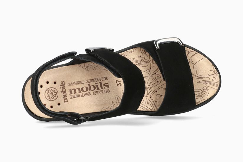 MEPHISTO MOBILS SANDALE PAM CHIC NOIR