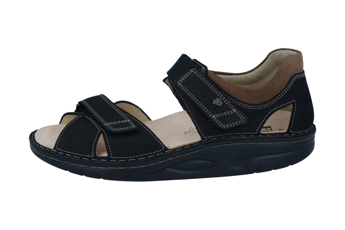 FINN COMFORT SAMARA NOIR/HAVANE