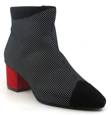 ZIERA VANN NOIR À POIS BLANC