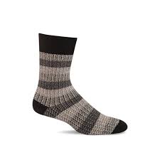 SOCKWELL TICKING TWEED CREW NOIR Ms (CONFORT ESSENTIEL)