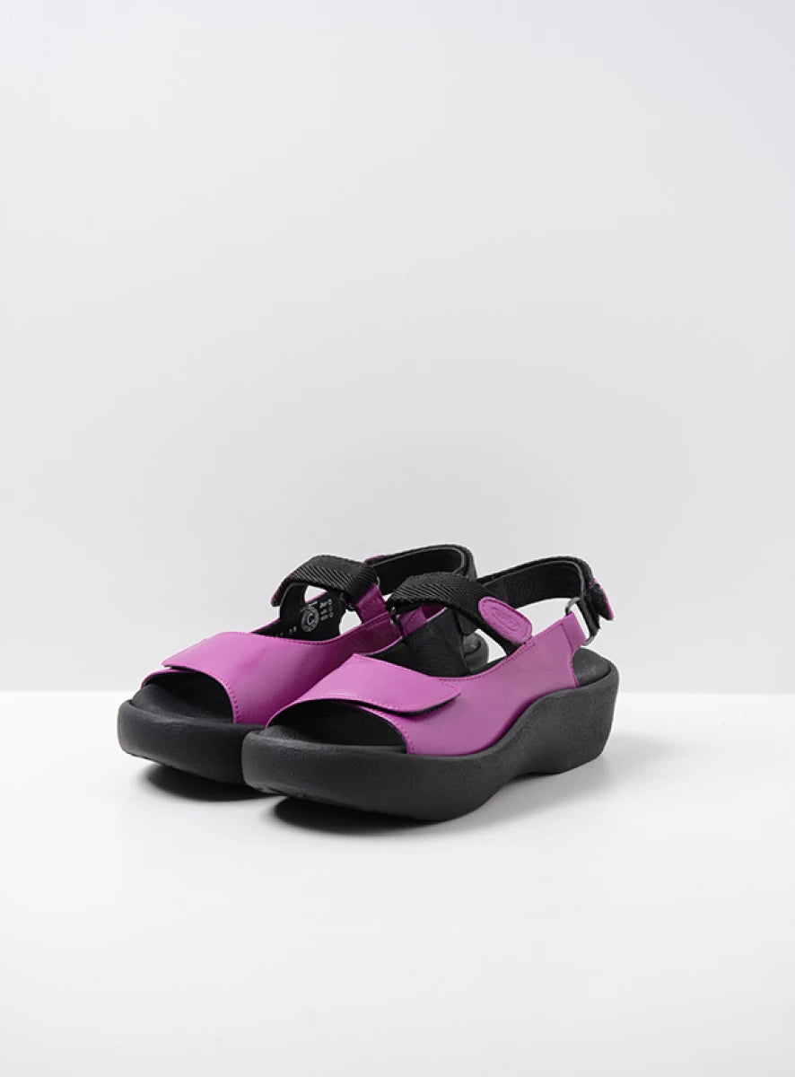 SANDALE WOLKY BIJOU CUIR BOUGAINVILLE