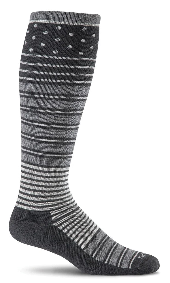 SOCKWELL TWISTER 20-30 mmHg - NOIR