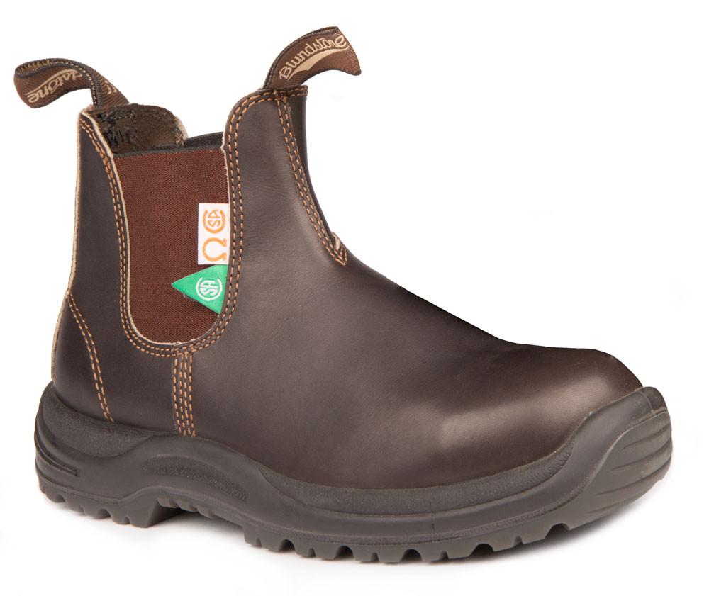 BOTTES DE TRAVAIL ET DE SÉCURITÉ BLUNDSTONE 162 MARRON STOUT