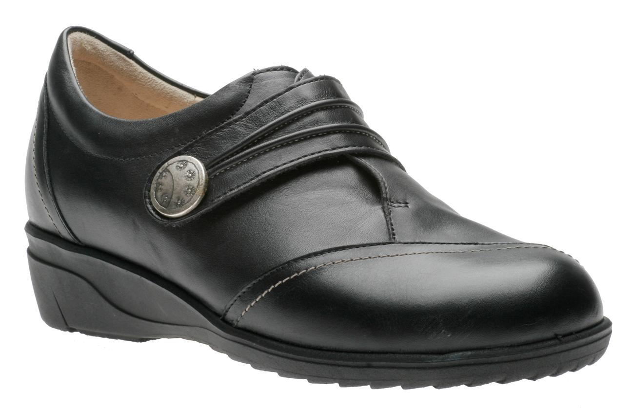 FINN COMFORT GALWAY NAPPA NOIR