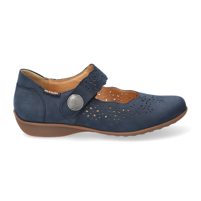 MEPHISTO FABIENNE BALLERINA JEANS BLUE