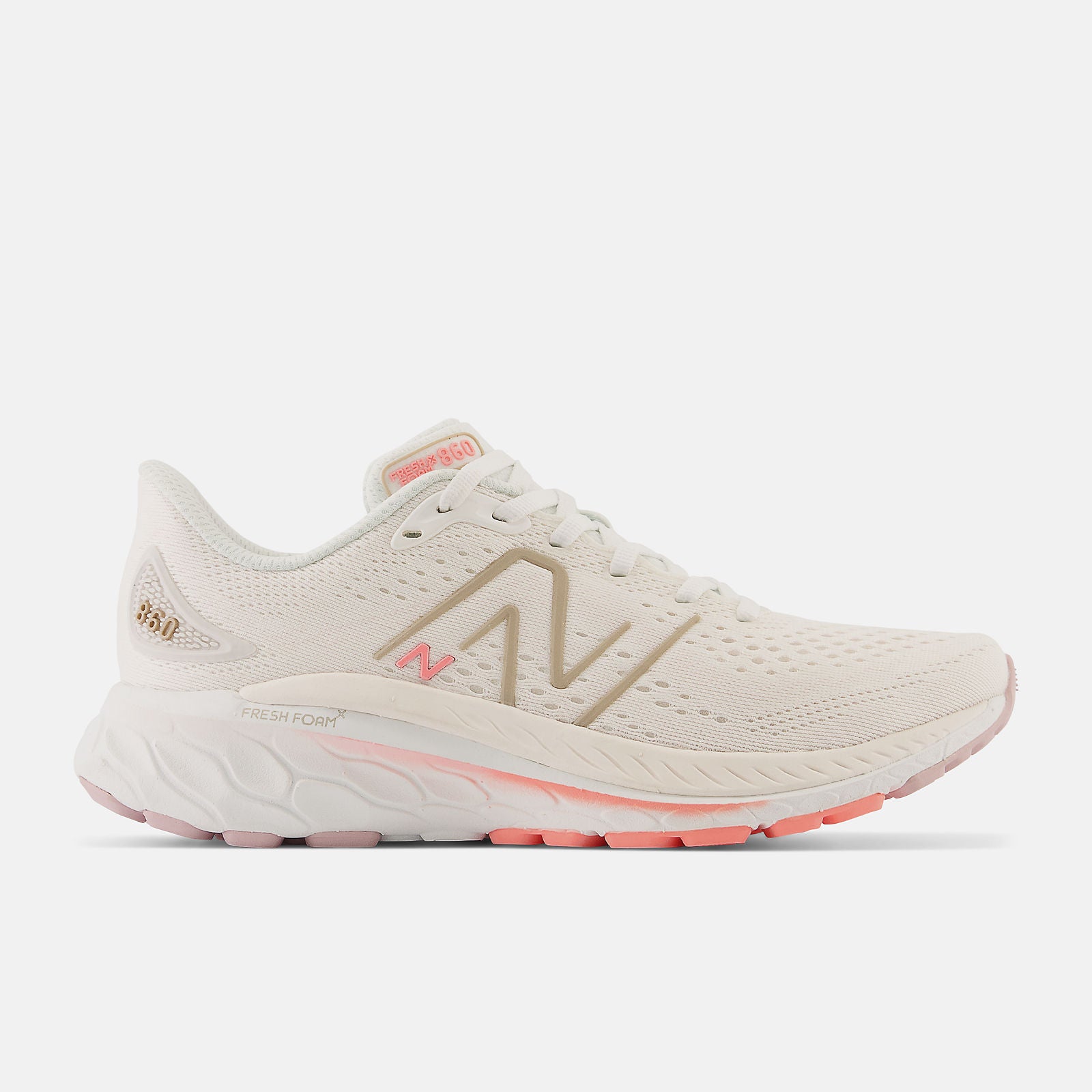 NEW BALANCE FEMME W860L13 BLANC BEIGE